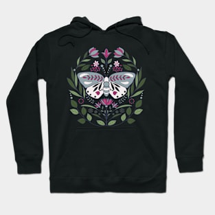 Folk Art  Butterfly Hoodie